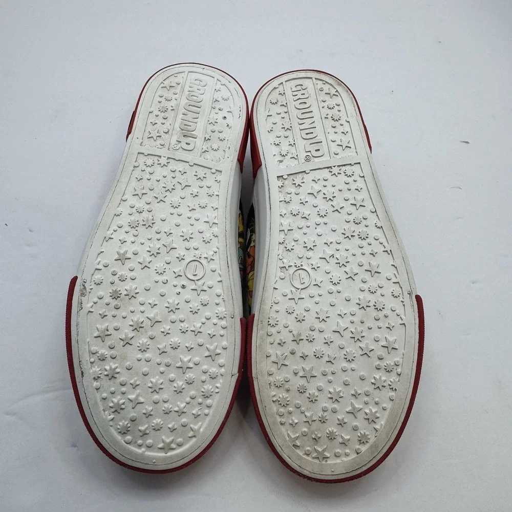 Pokemon PIKACHU Slip-On Canvas Ground Up Sneaker Shoes‎ Unisex Youth Size 1